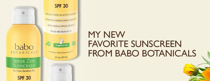 My New Favorite Sunscreen from Babo Botanicals