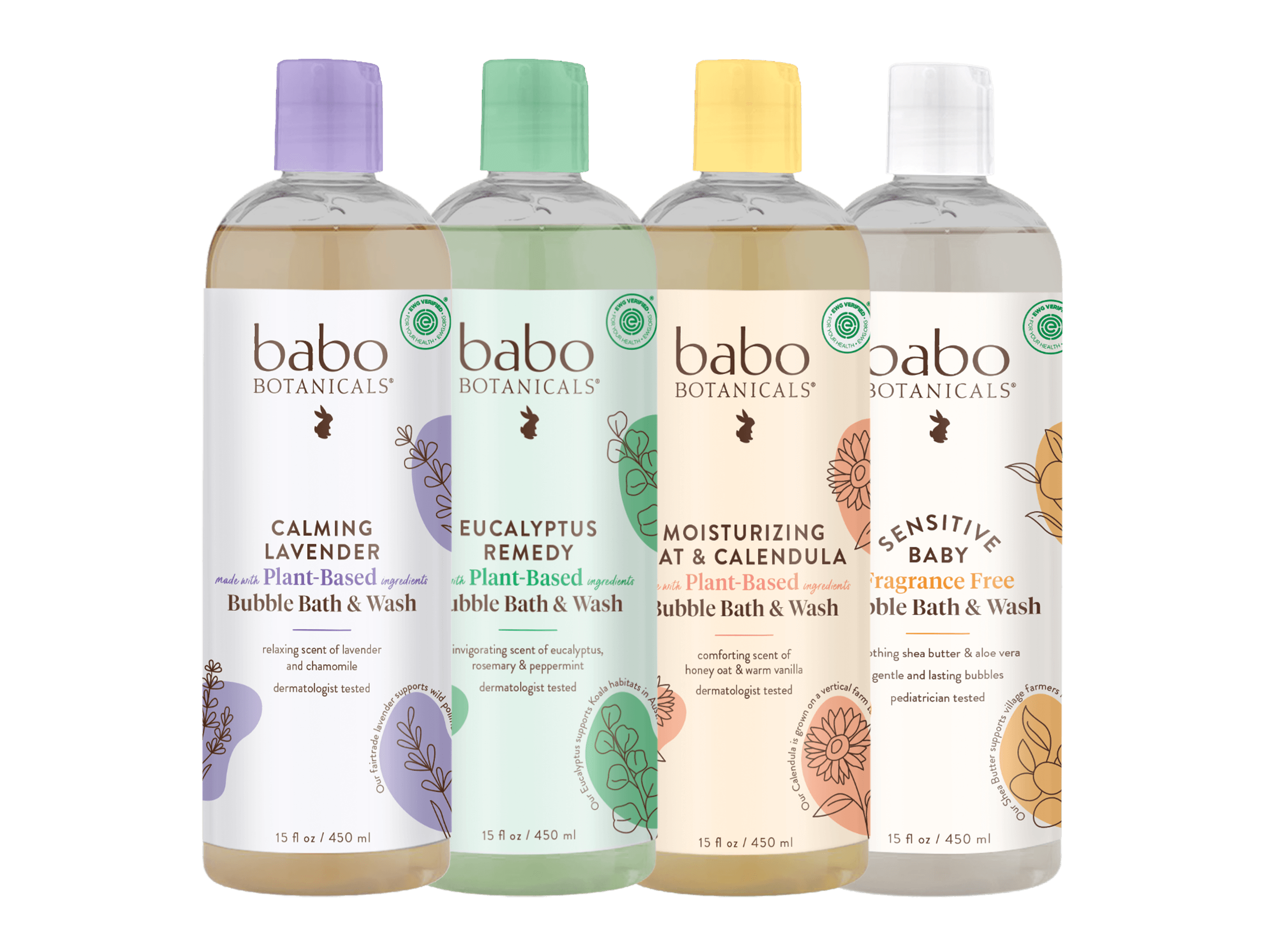 Family Bubble Bath 4-Pack
