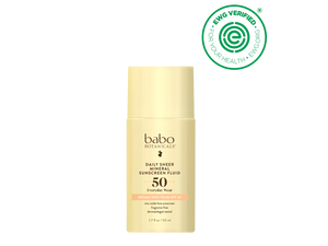 Daily Sheer Mineral Sunscreen Fluid SPF50 - Babo Botanicals