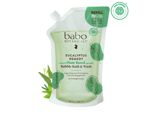 Eucalyptus Remedy Bubble Bath & Wash Refill - Babo Botanicals
