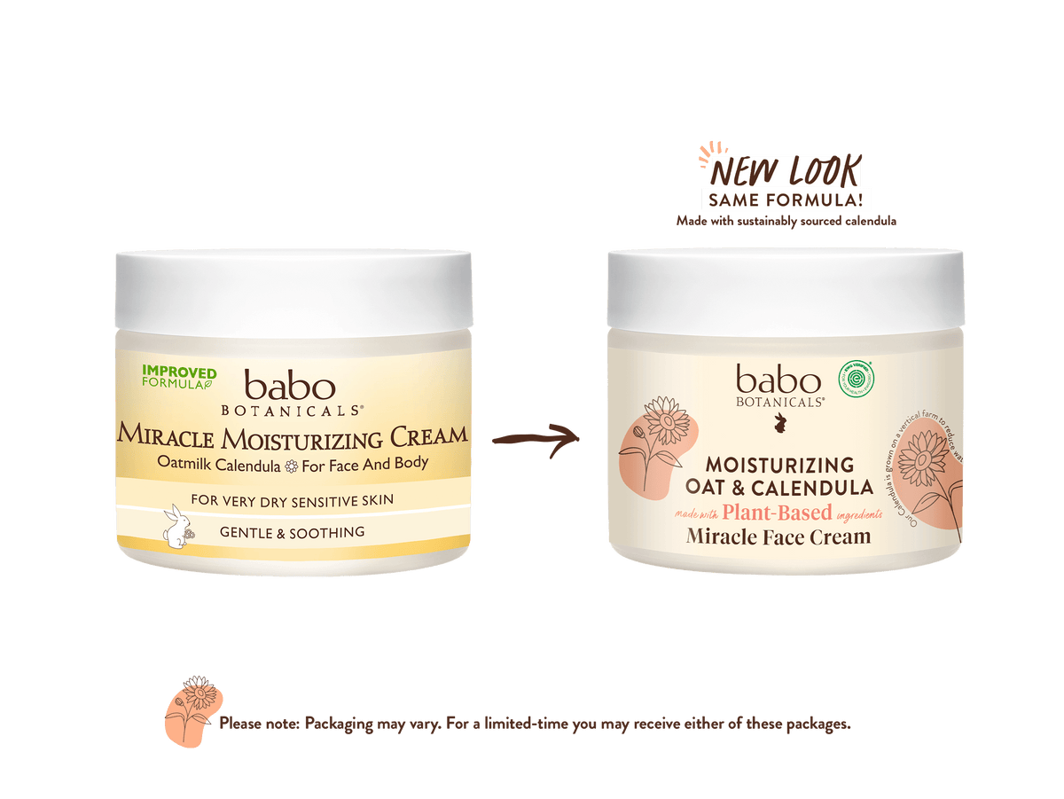 Moisturizing Oat & Calendula Face Cream | Babo Botanicals