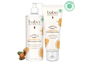 Sensitive Baby Shampoo & Lotion Set - Babo Botanicals