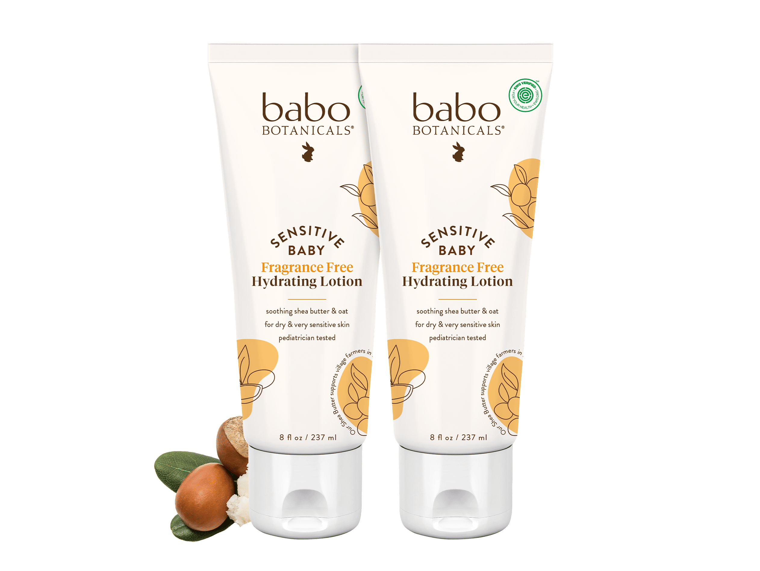 Sensitive Baby Hydrating Baby Lotion Duo - Babo Botanicals