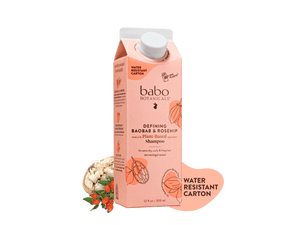 Babo Botanicals- Defining Baobab & Rosehip Shampoo- Water resistant carton