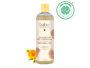 Moisturizing Oat & Calendula Bubble Bath & Wash EWG verified - Babo Botanicals