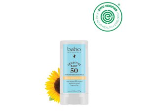 Sensitive Baby Mineral Sunscreen Stick SPF50 - Babo Botanicals