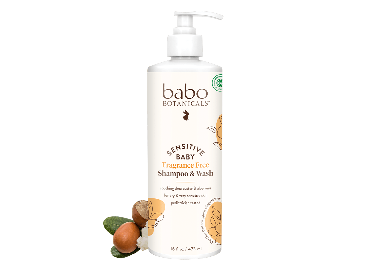 Sensitive Baby Shampoo & Body Wash - 16oz - Babo Botanicals