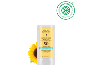 Super Shield Mineral Sunscreen Stick SPF50 - Babo Botanicals
