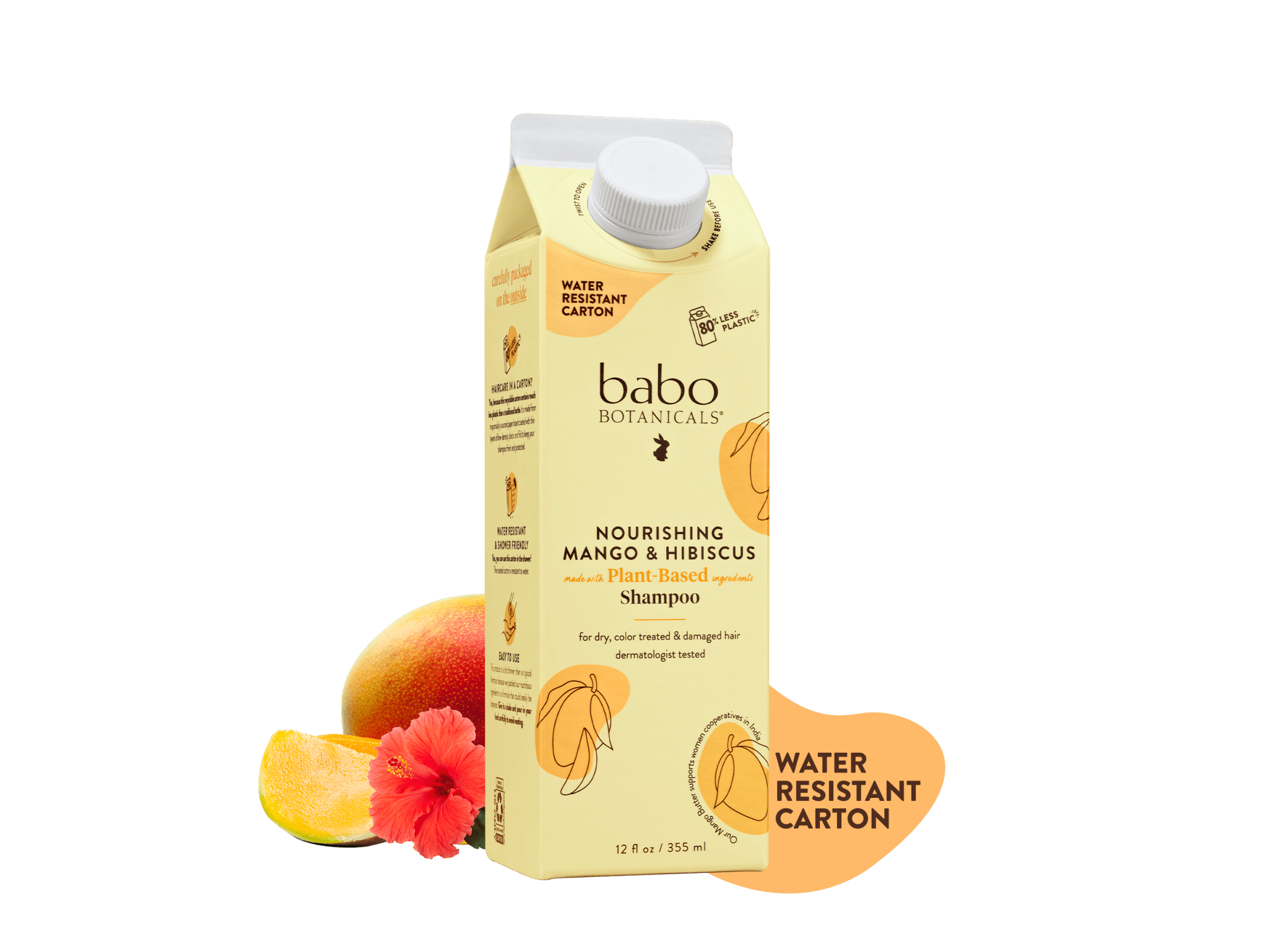 Babo Botanicals- Nourishing Mango & Hibiscus Shampoo