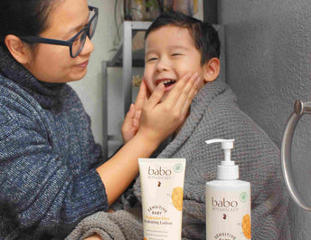 Up-close of baby sleeping