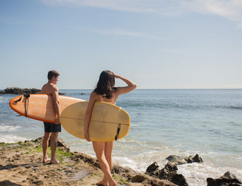 Girl running while wearing sport sunscreen