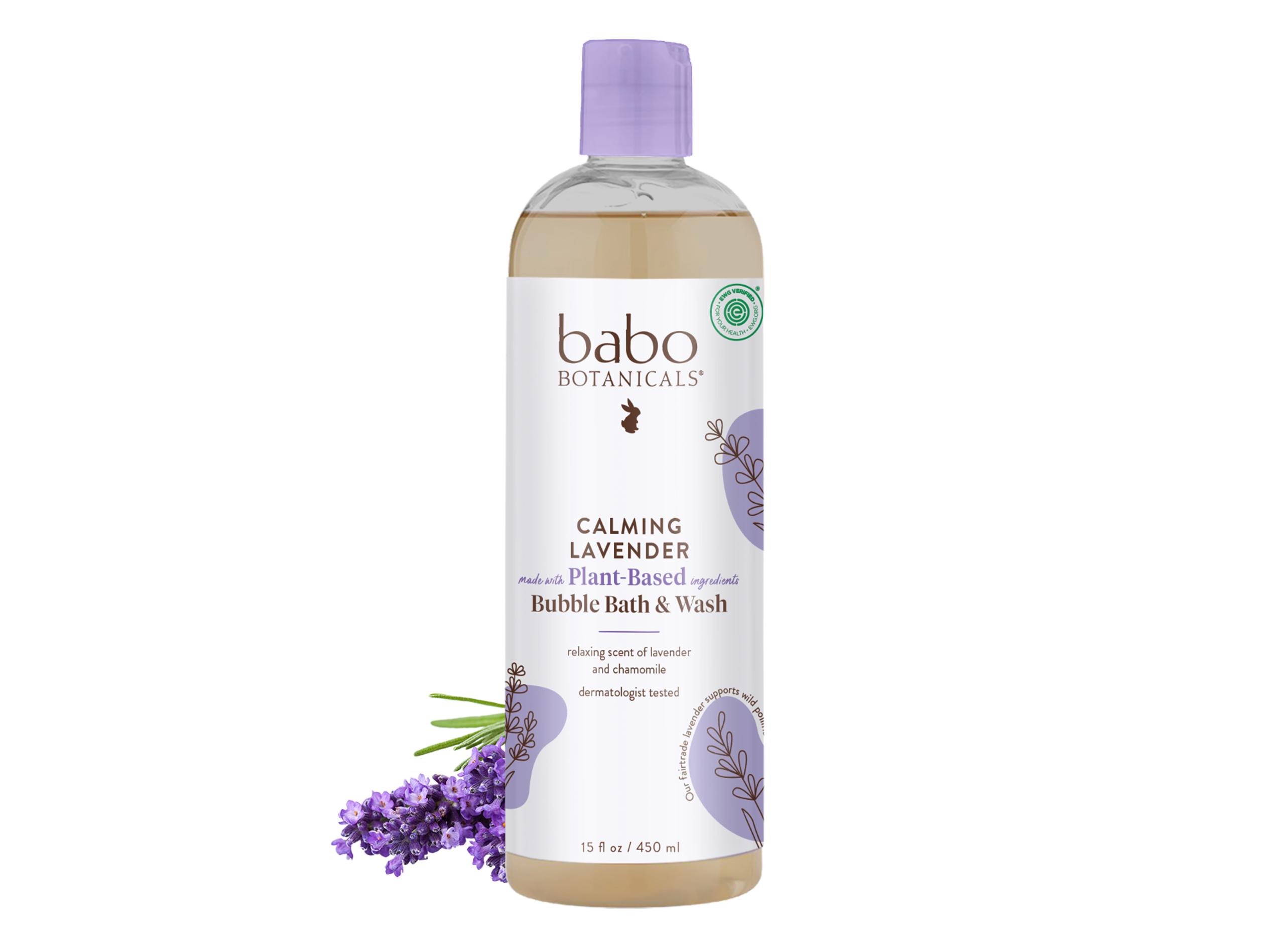 Babo Botanicals- Calming Lavender Bubble bath & wash 