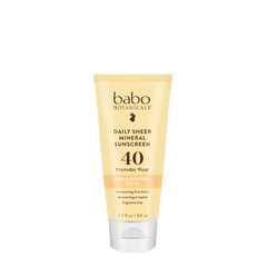 Daily Sheer Mineral Sunscreen Lotion SPF40 - Babo Botanicals
