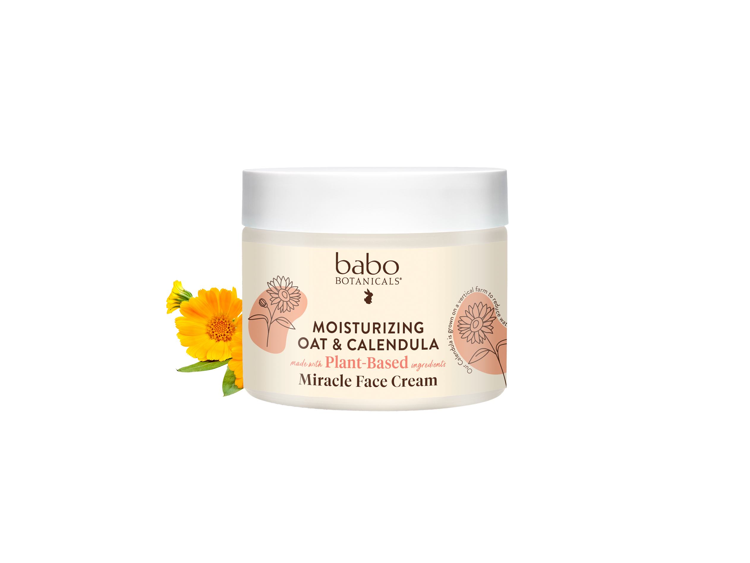 Babo Botanicals - Moisturizing Oat & Calendula miracle face cream