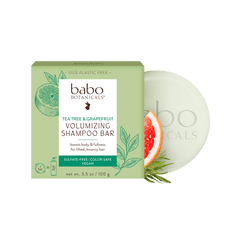 Volumizing Tea Tree & Grapefruit Shampoo Bar - Babo Botanicals
