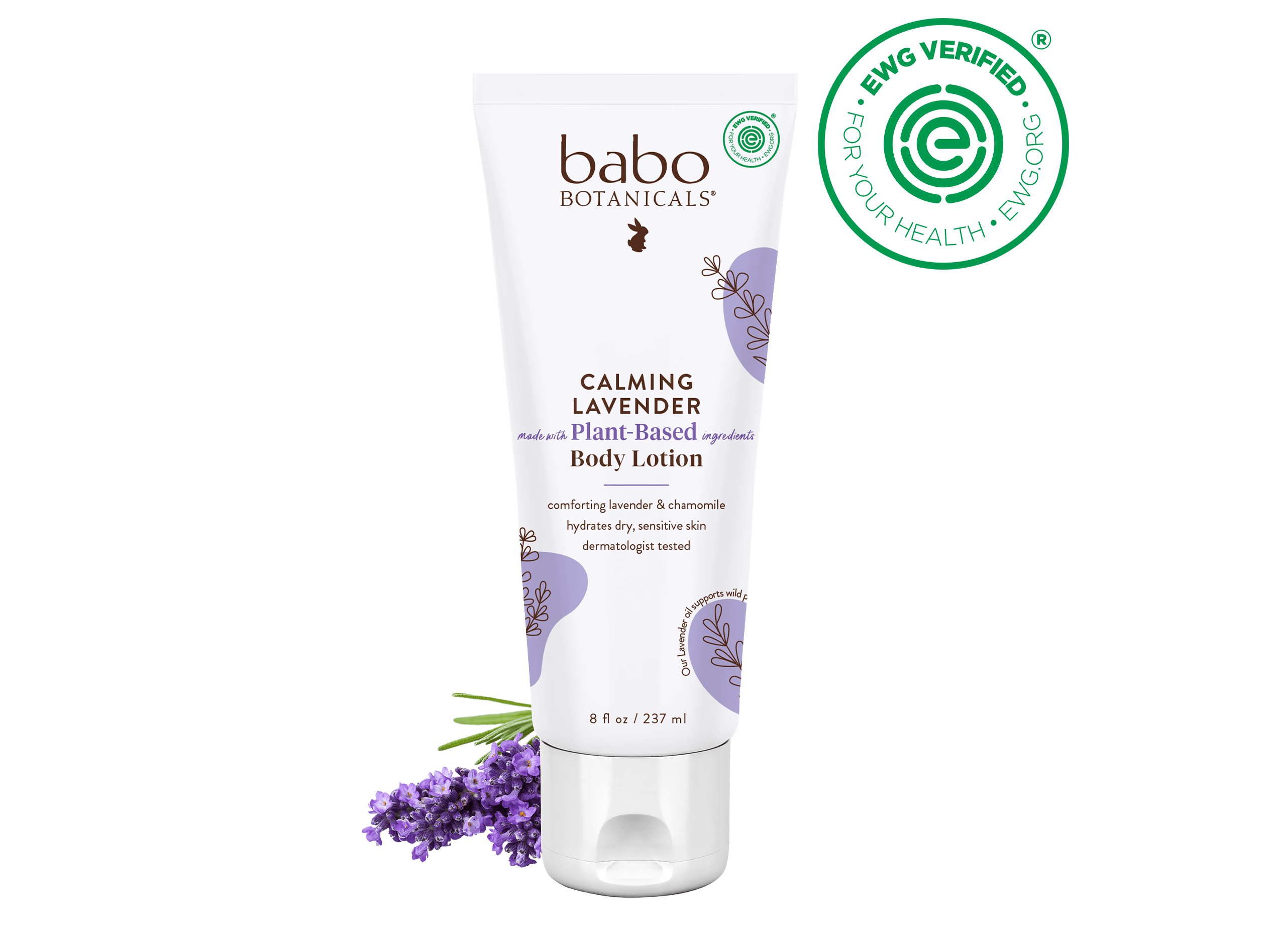Lavender Body Lotion for Baby & Family - Calming Moisturizer