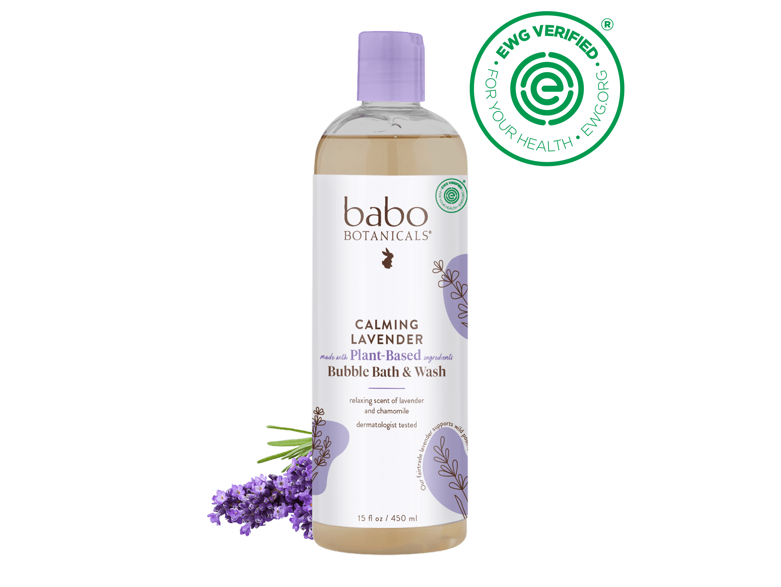 Calming Lavender Bubble Bath & Body Wash
