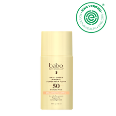 Daily Sheer Mineral Sunscreen Fluid SPF50 - Babo Botanicals