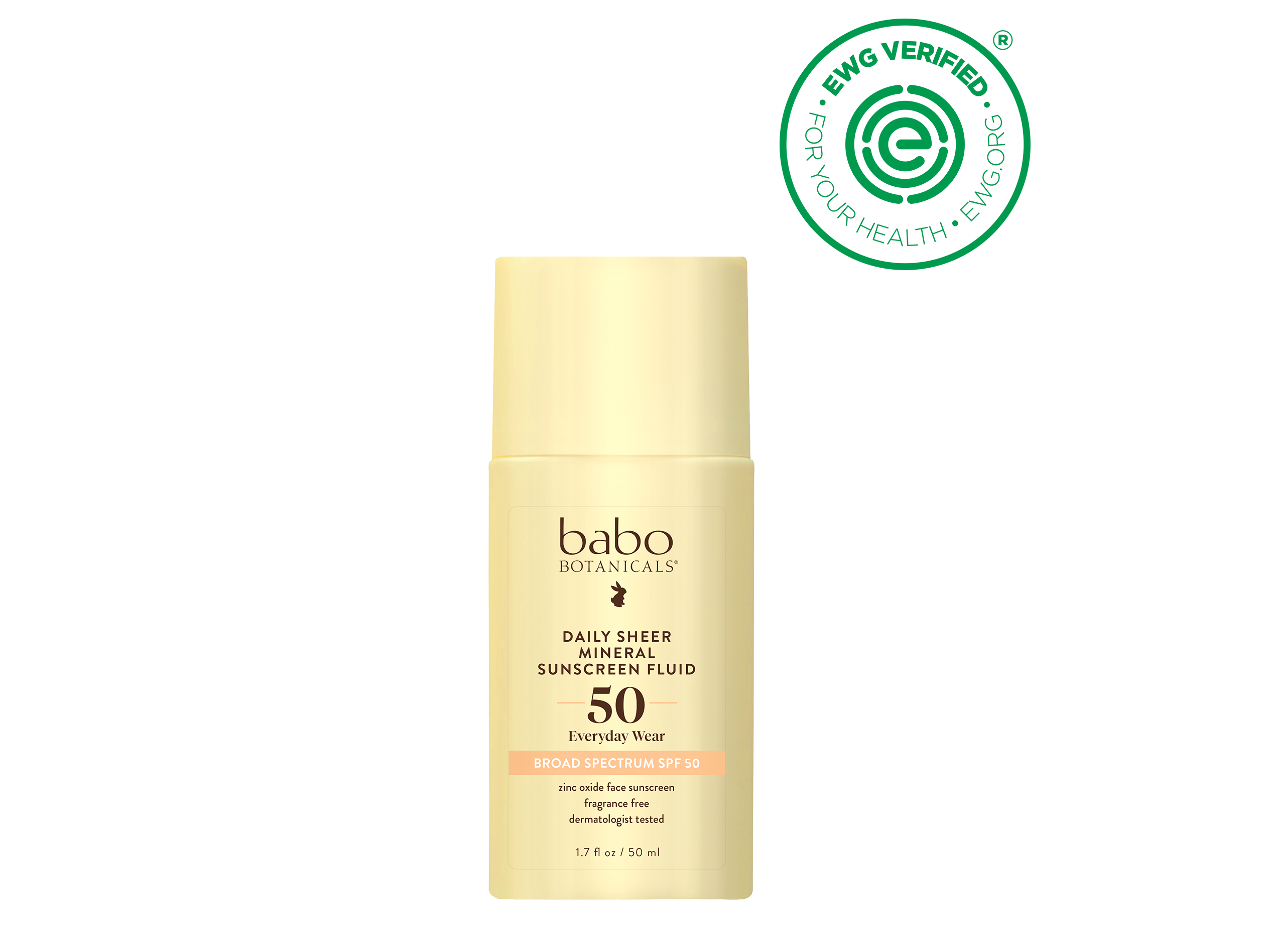 Fluid Sunscreen - Daily Sheer Mineral Sunscreen Fluid SPF 50