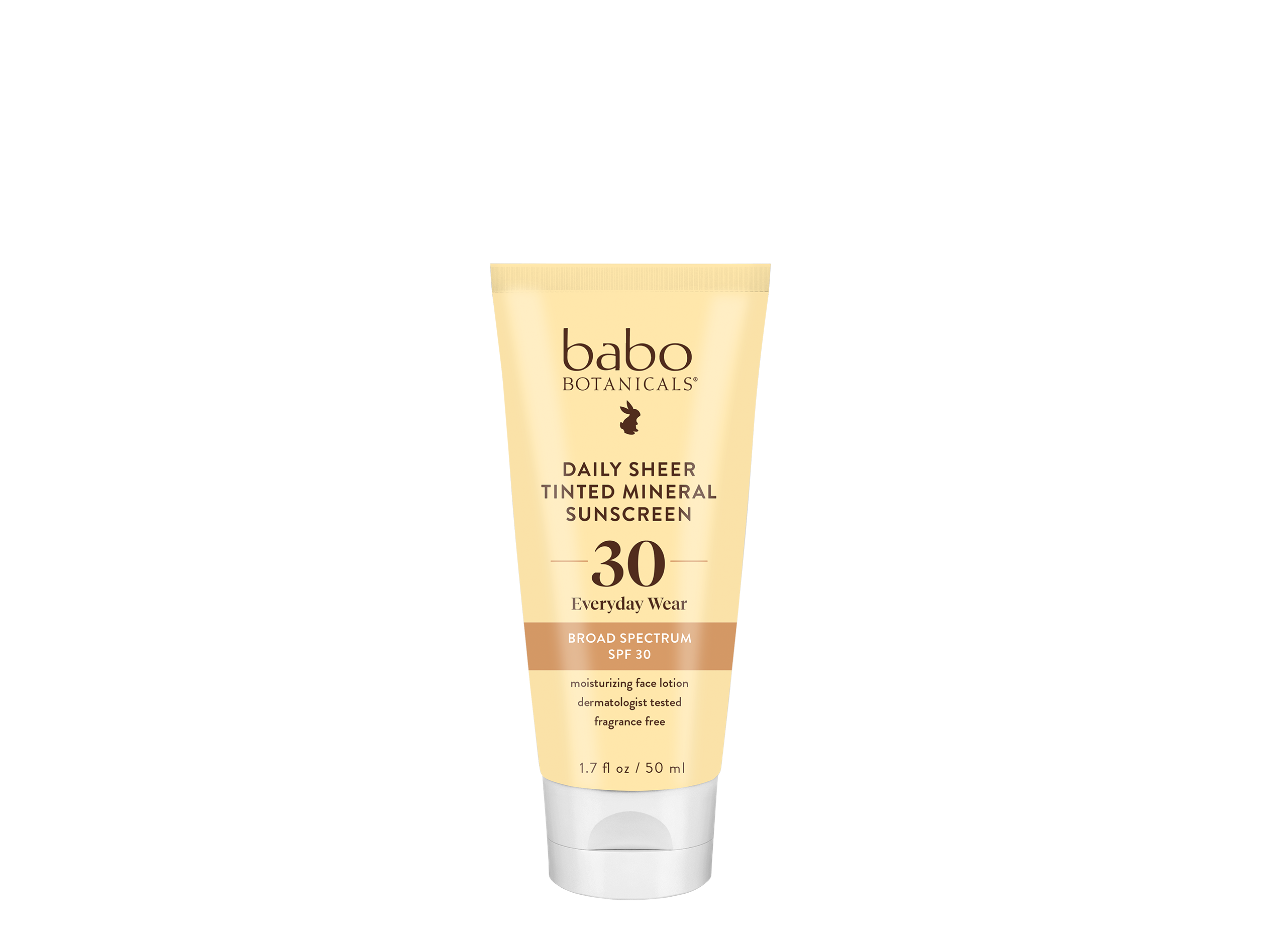 Babo Botanicals Daily Sheer Tinted Mineral Sunscreen Lotion SPF30, 1.7 oz lotion