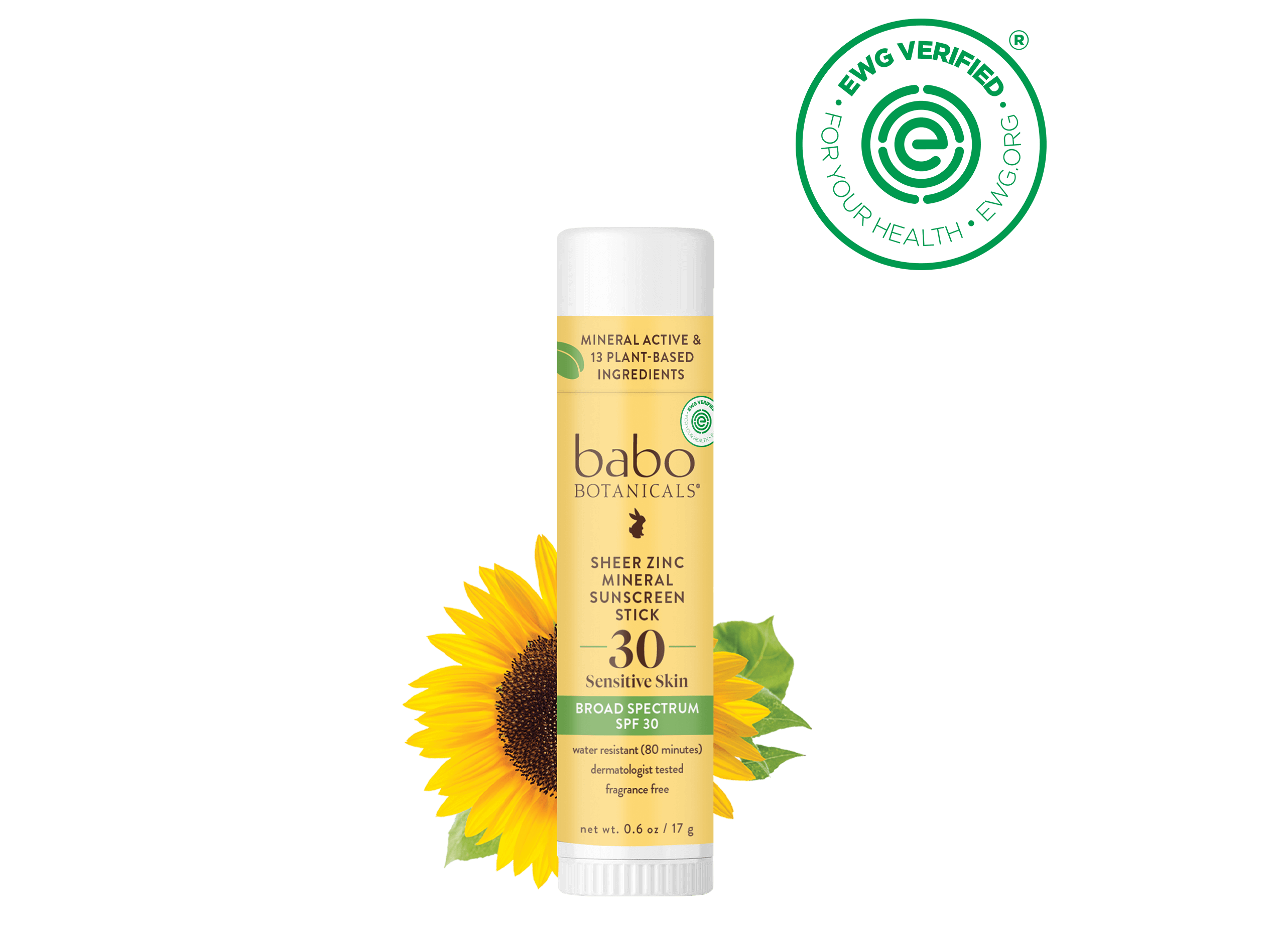 Zinc Sport Sunscreen Stick - Sheer Mineral SPF 30 Stick