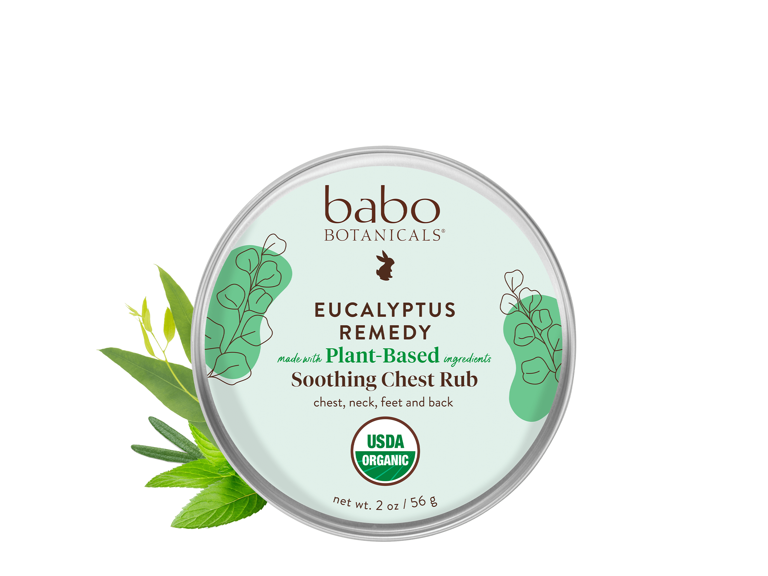Organic Chest Rub with Eucalyptus for Cough & Congestion
