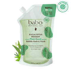 Eucalyptus Remedy Bubble Bath & Wash Refill - Babo Botanicals