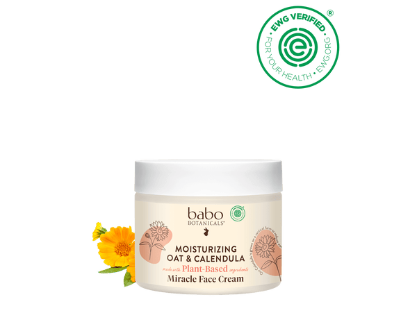 Moisturizing Oat & Calendula Face Cream | Babo Botanicals