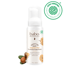 Sensitive Baby Newborn Foam Baby Wash - Babo Botanicals