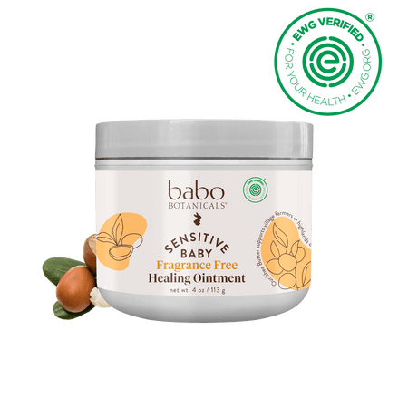 Sensitive Baby Fragrance-Free Zinc Diaper Rash Cream - Babo Botanicals