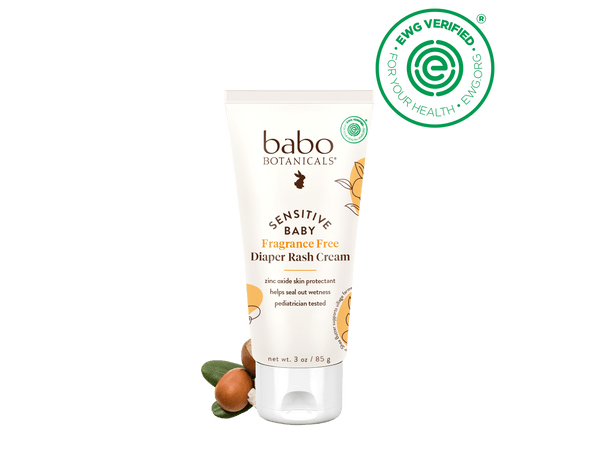 Fragrance-Free Diaper Rash Cream with Zinc | Babo Botanicals Fragrance-Free Diaper Rash Cream with Zinc | Babo Botanicals