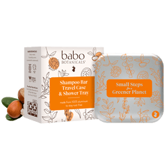 Babo Botanicals Shampoo Bar Travel Case & Shower Tray
