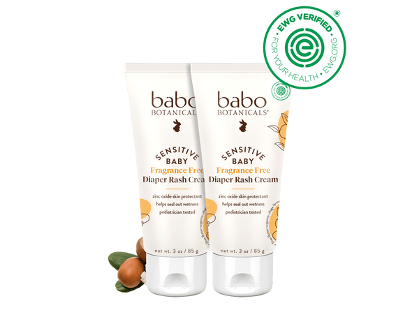 Sensitive Baby Fragrance-Free Zinc Diaper Rash Cream Duo - Babo