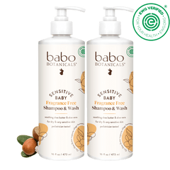 Sensitive Baby Shampoo & Wash Duo - Babo Botanicals