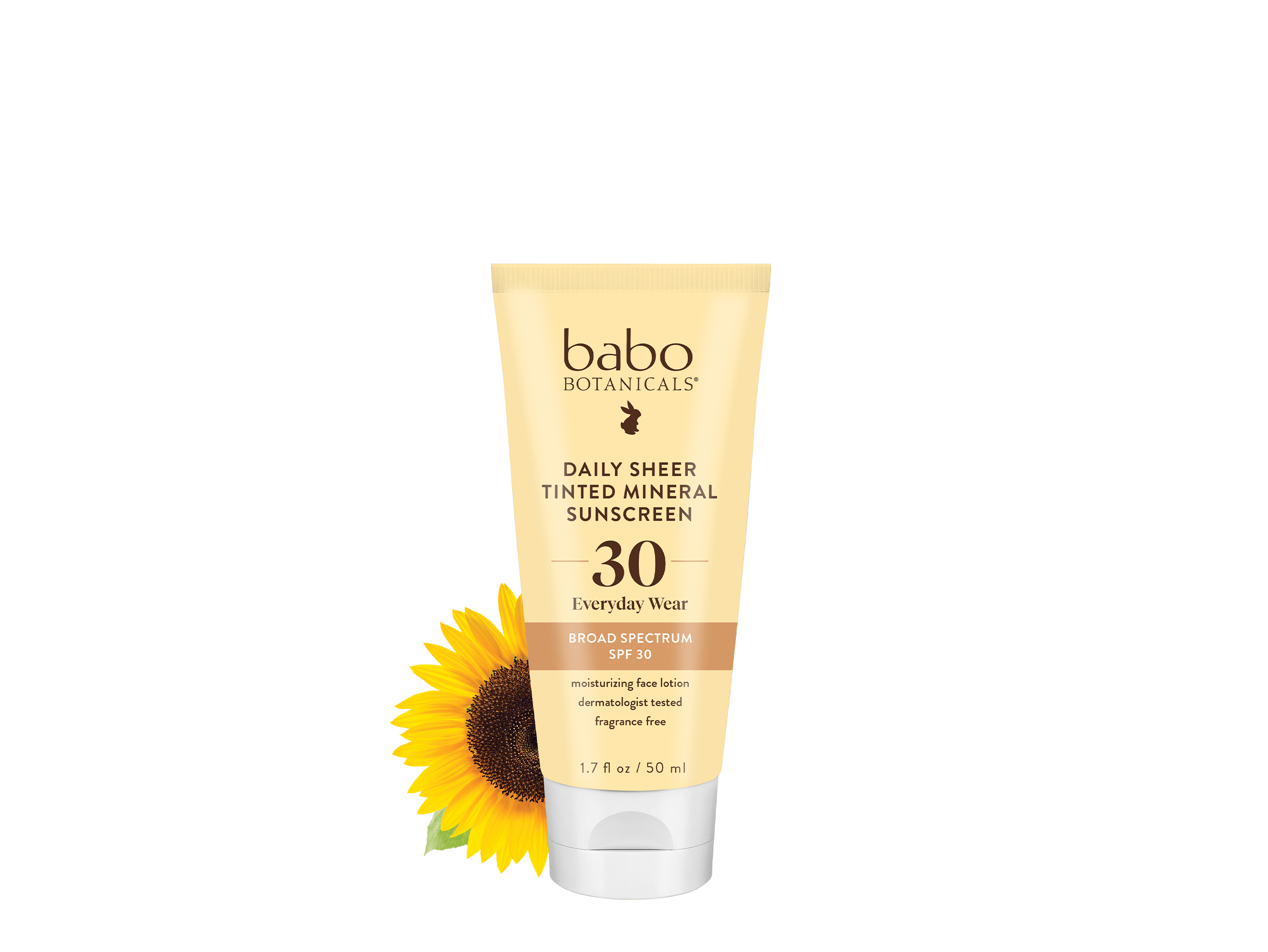 Daily Sheer Tinted Mineral Sunscreen Lotion SPF30 - Babo Botanicals