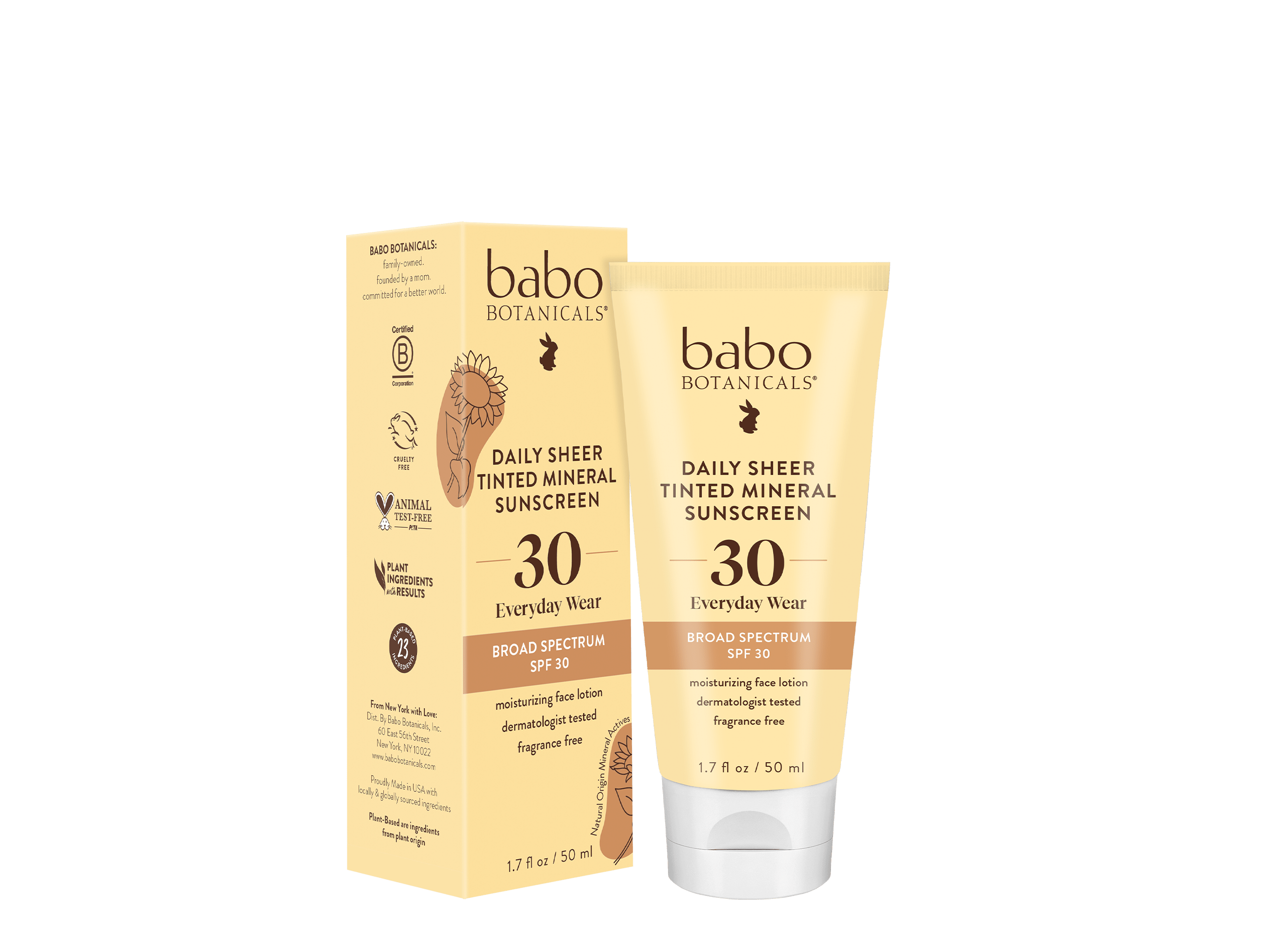 Babo Botanicals Tinted Mineral Sunscreen SPF 30