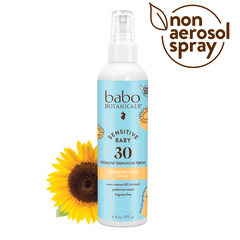 Sensitive Baby Mineral Sunscreen Spray SPF30 - Babo Botanicals