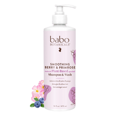 Smoothing Berry & Primrose Shampoo & Wash - 16oz - Babo Botanicals