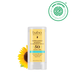 Super Shield Mineral Sunscreen Stick SPF50 - Babo Botanicals