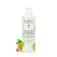 Swim & Sport Citrus Mint & Passion Fruit Shampoo & Wash - 8oz - Babo Botanicals