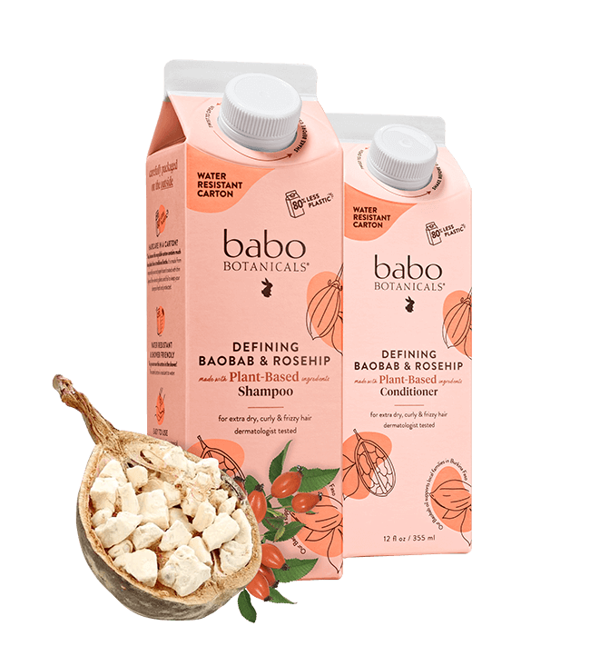Babo Botanicals- Product images for Defining shampoo and conditioner