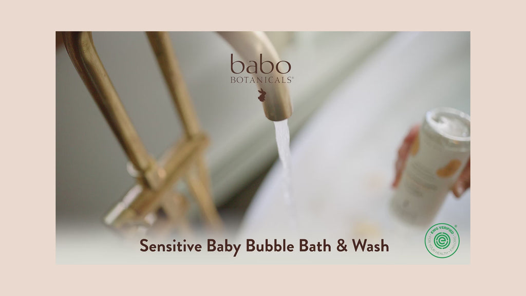 Babo botanicals bubble bath video