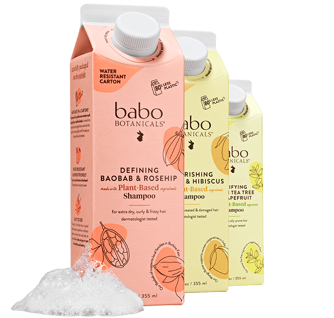 Babo Botanicals- Product images for Purifying, Nourishing and Defining shampoo