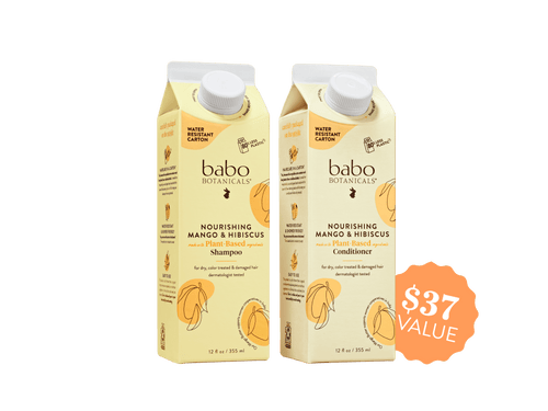 Babo Botanicals- purifying lemon tea tree & grapefruit shampoo & conditioner