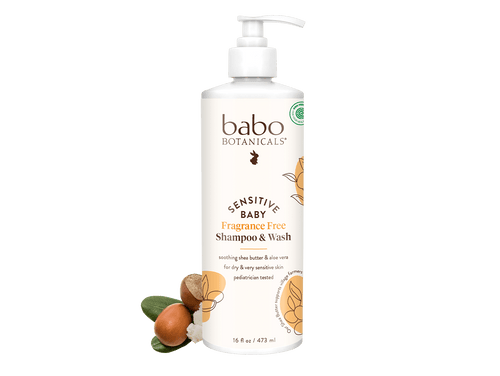 Sensitive Baby Shampoo & Body Wash - 16oz - Babo Botanicals