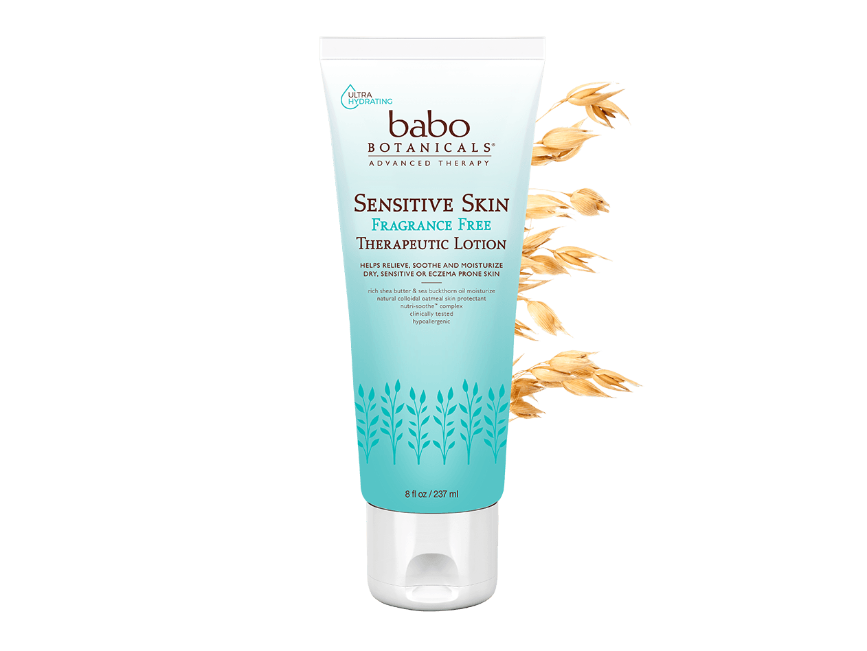 Sensitive Skin Fragrance Free Therapeutic Lotion - Babo Botanicals